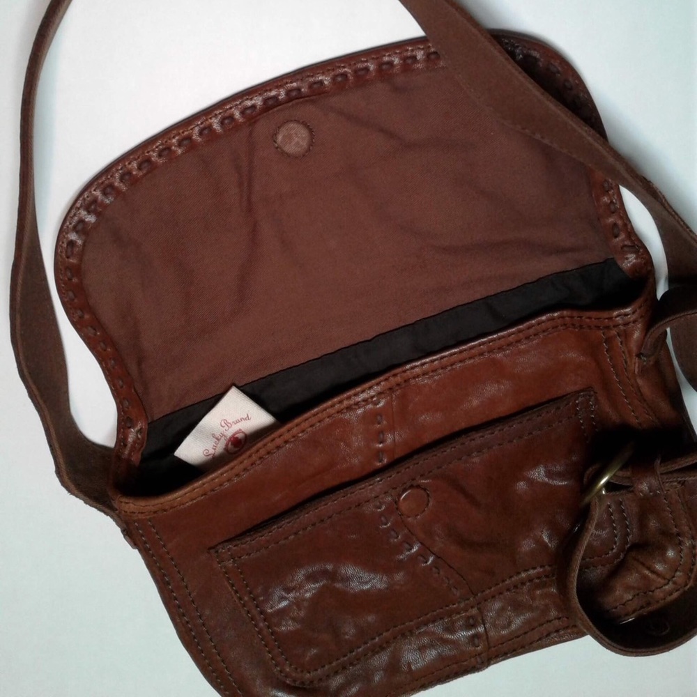 Lucky Brand Crossbody bag, Italian leather, Brown - Picture 4 of 8